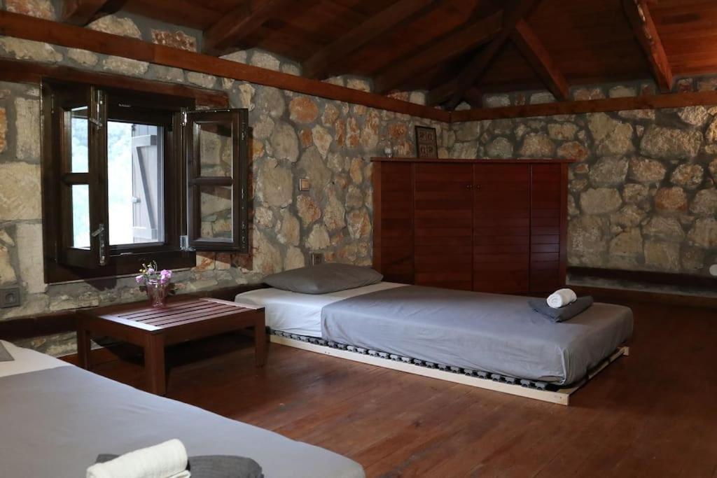 Villa Wood & Stone Dream View House B Diaporos Exterior foto